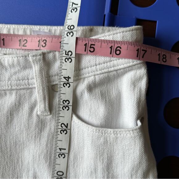 Coldwater creek white ankle pants XL summer cool white excellent condition SFPF - Picture 8 of 9